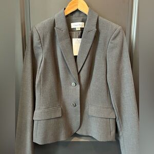 Calvin Klein Women's Charcoal Blazer